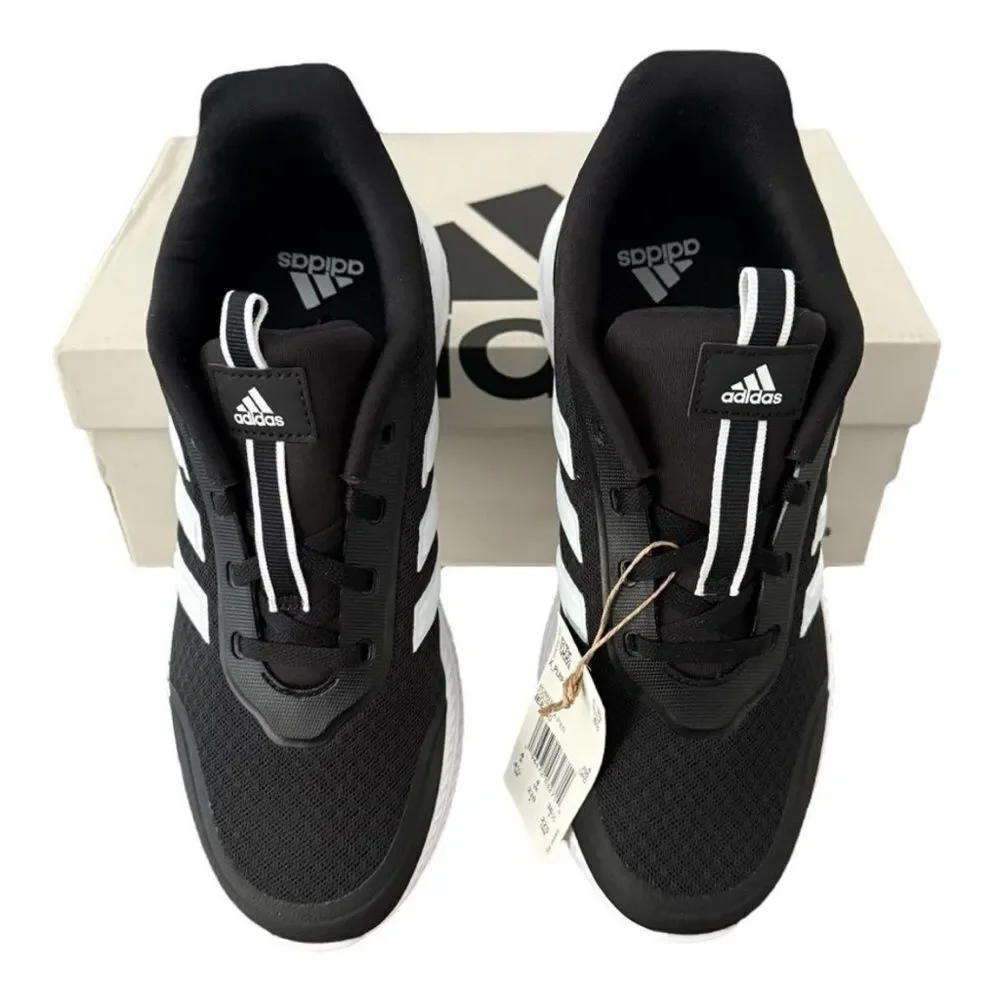 Adidas X_PLR Path Big Kids 4.5 Running Shoes Black White NIB Sneakers IE8465